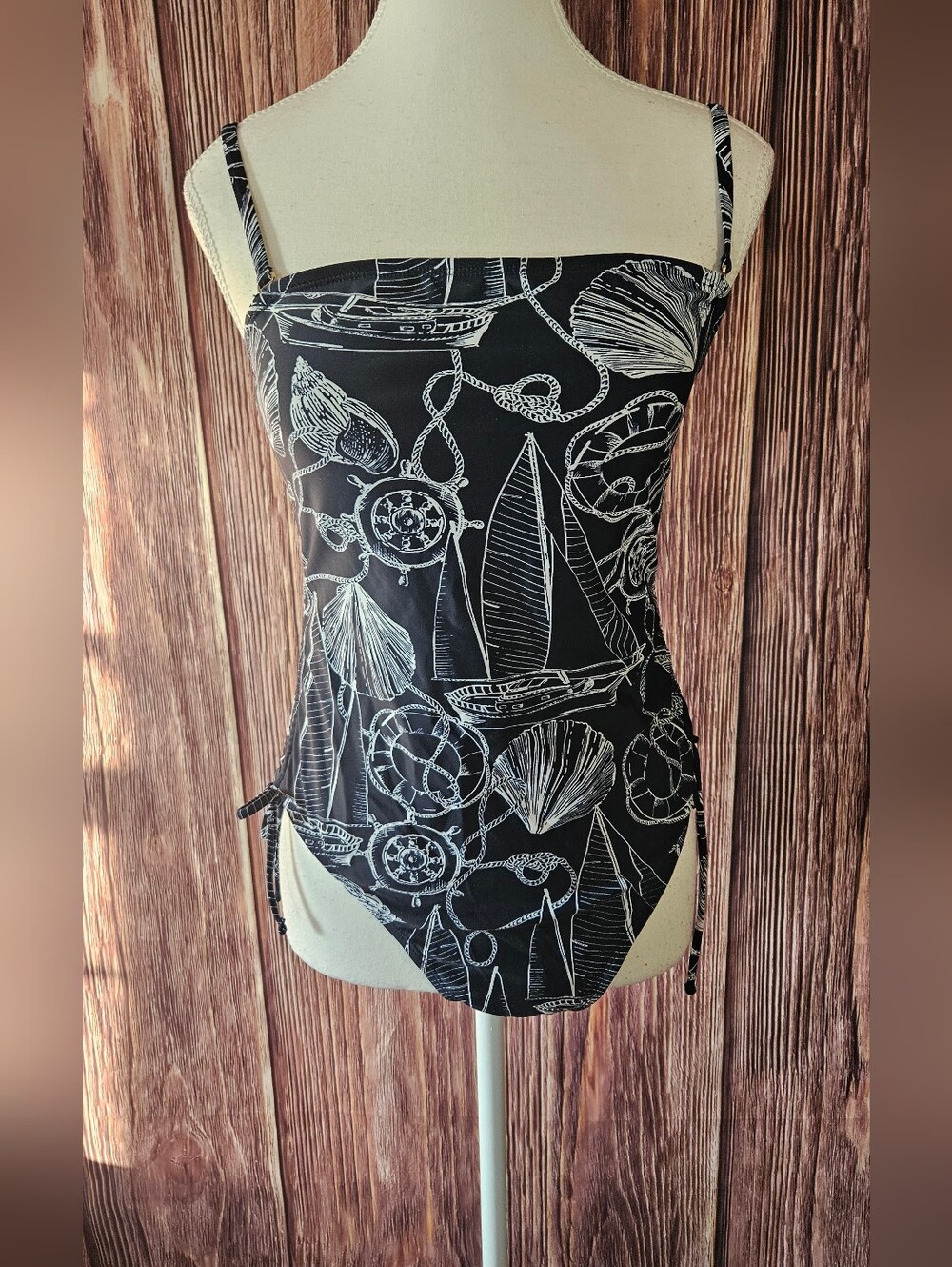 NWT Nautica Convertable One Piece Swimsuit Size L